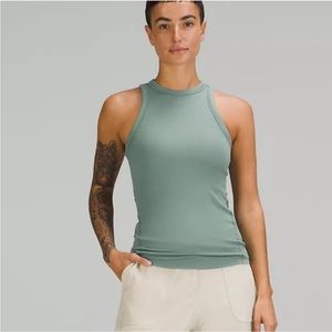 Lululemon Women’s Hold Tight Tank Size 8 Tidewater Teal NWT